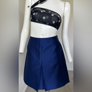 Hobbs London NW3 Royal Blue Wool and Silk skirt- VINTAGE